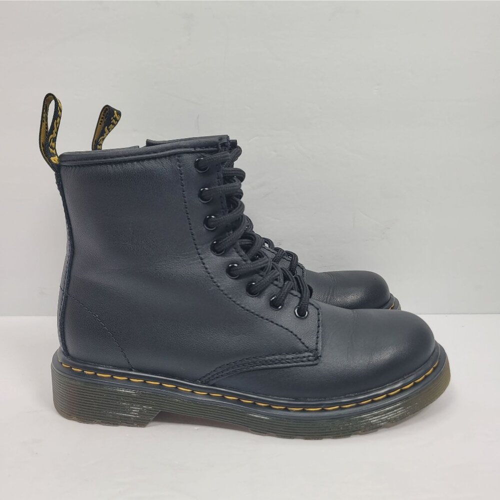Dr. Martens 1460 Junior Youth Smooth Leather Lace-Up Combat Boots US Size 2